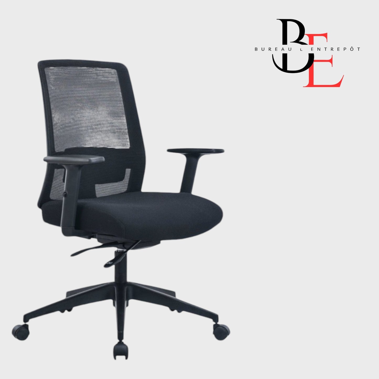 Chaise Dossier Mi- Haut - BL15301 | Bureau l'Entrepôt