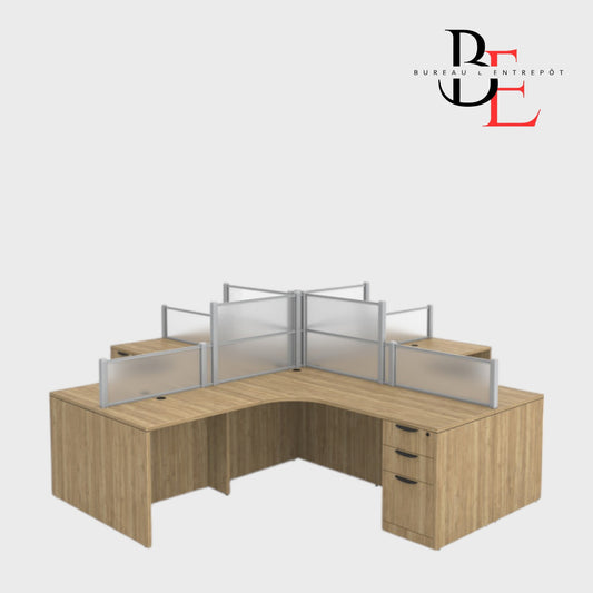 Bureau Accueil - Vitré X / Caisson UUF | Bureau L'Entrepôt