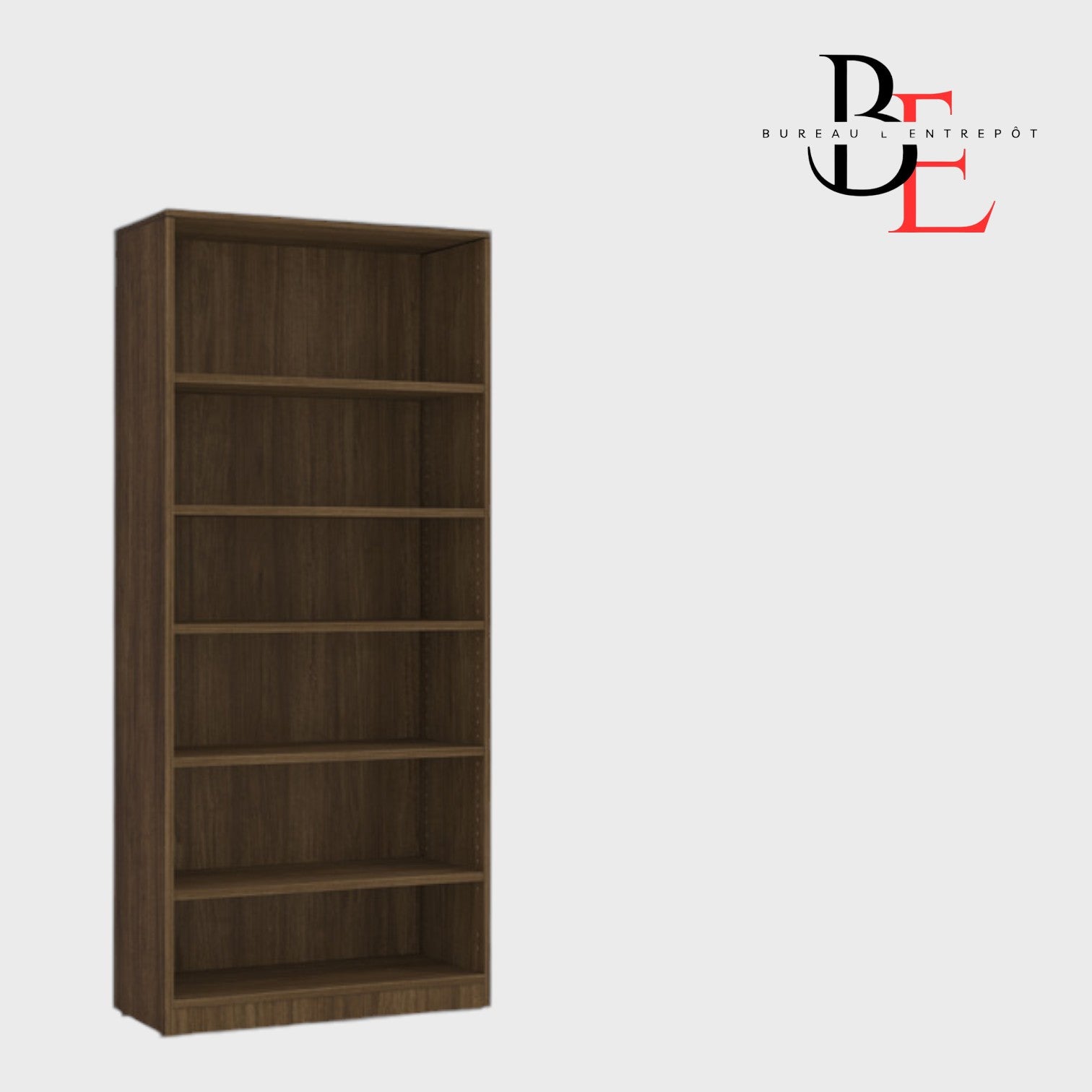 Bibliothèque Haute – Étagères 1" | Bureau L'Entrepôt