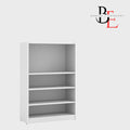 Bibliothèque Robuste 4 Étagères Ajustables | Bureau L'Entrepôt