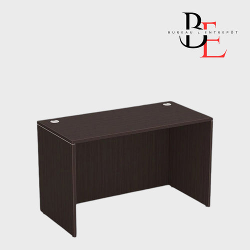 Bureau Simple – Panneau Complet, Sans Caisson | Bureau L'Entrepôt 