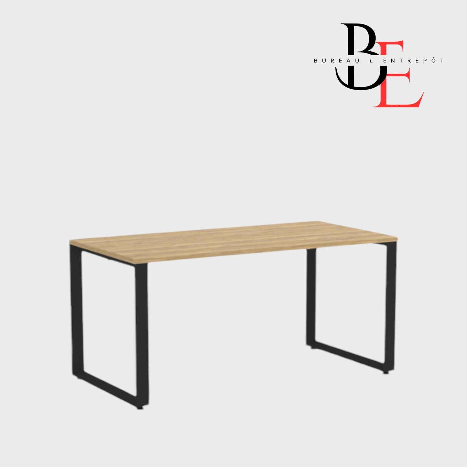 Bureau Simple sur Cadre Métallique | Bureau L'Entrepôt 