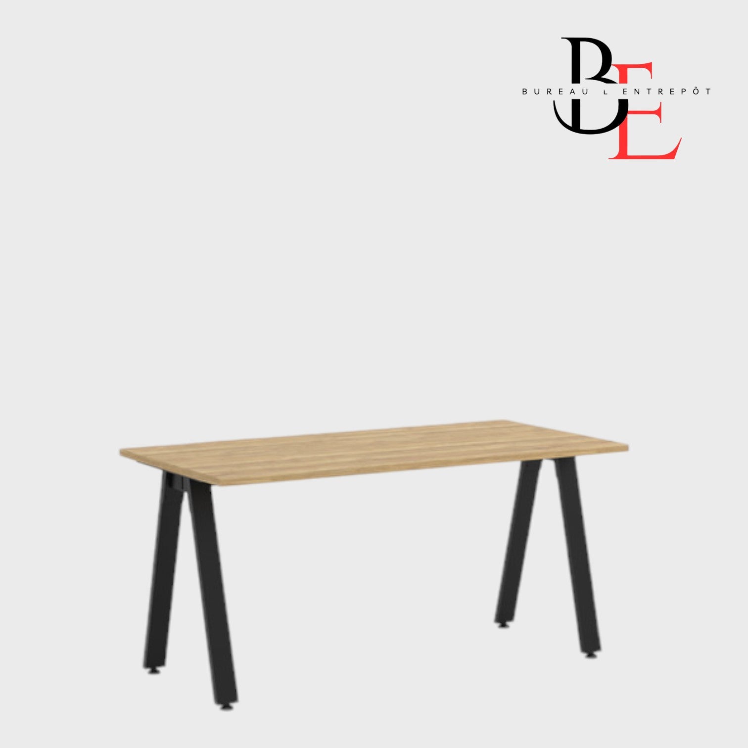 Bureau Simple sur Pieds Métal | Bureau L'Entrepôt