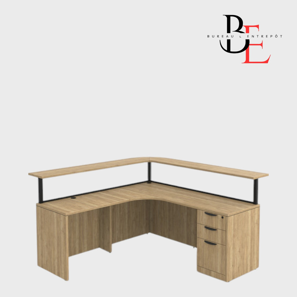Bureau d'Accueil Modulaire en L  | Bureau L'Entrepôt