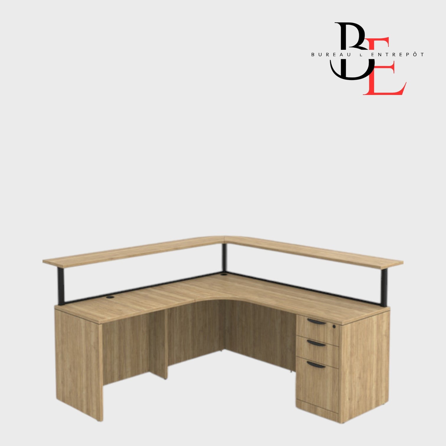 Bureau d'Accueil Modulaire en L  | Bureau L'Entrepôt