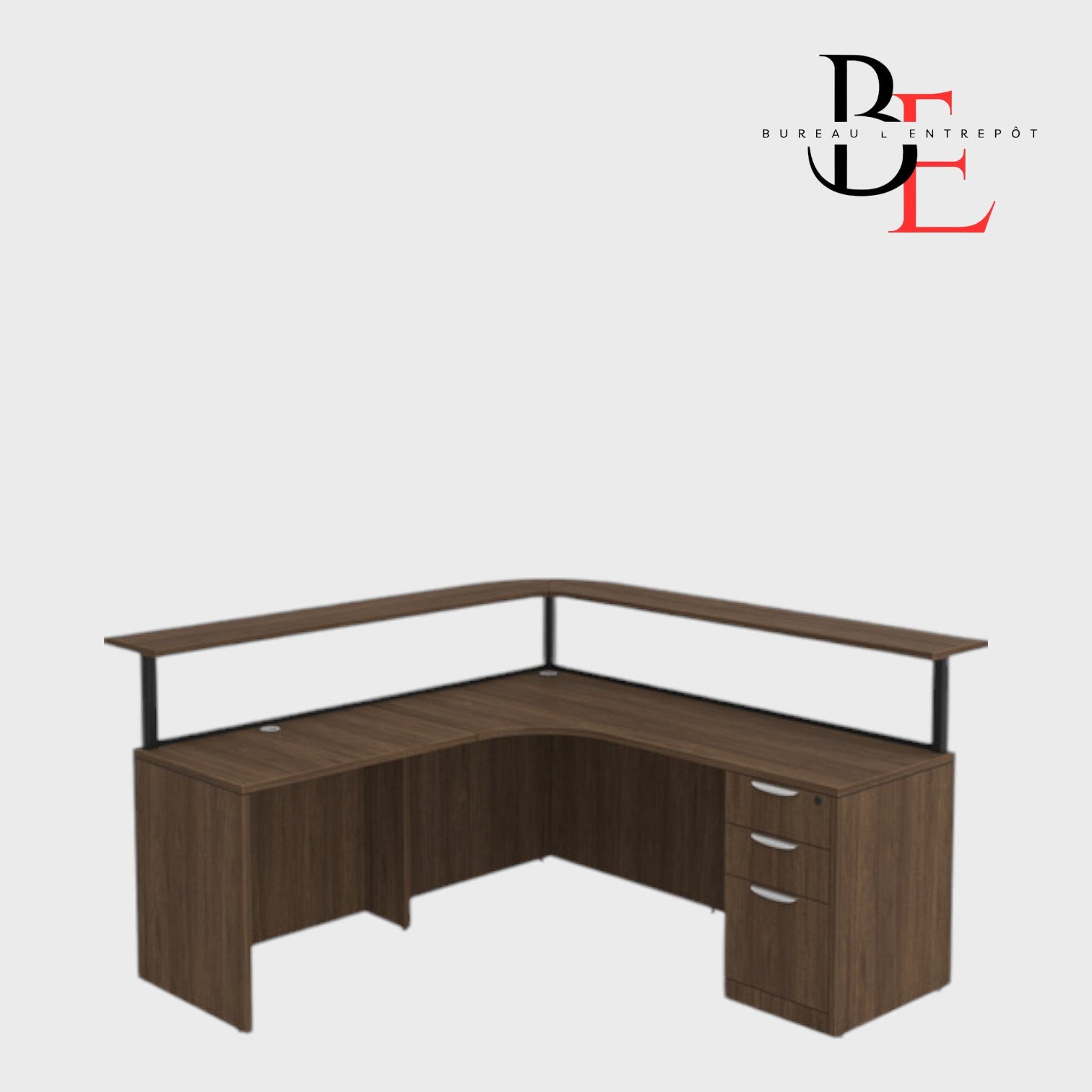 Bureau d'Accueil Modulaire en L  | Bureau L'Entrepôt