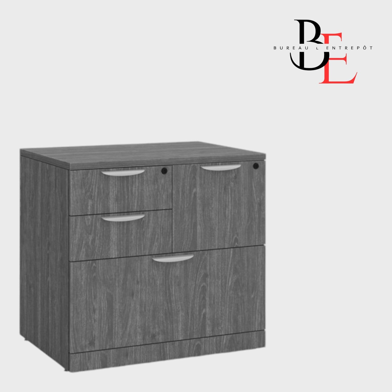 Caisson Multi-Rangement Classique Verrouillable | Bureau L'Entrepôt