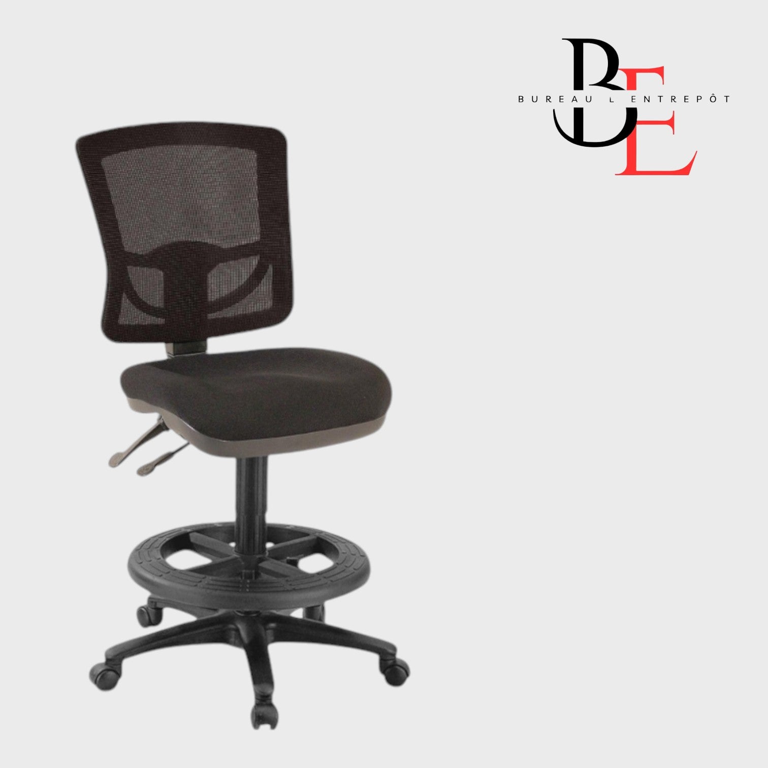 Chaise Dessinateur - BL7851BLK | Bureau L'Entrepôt