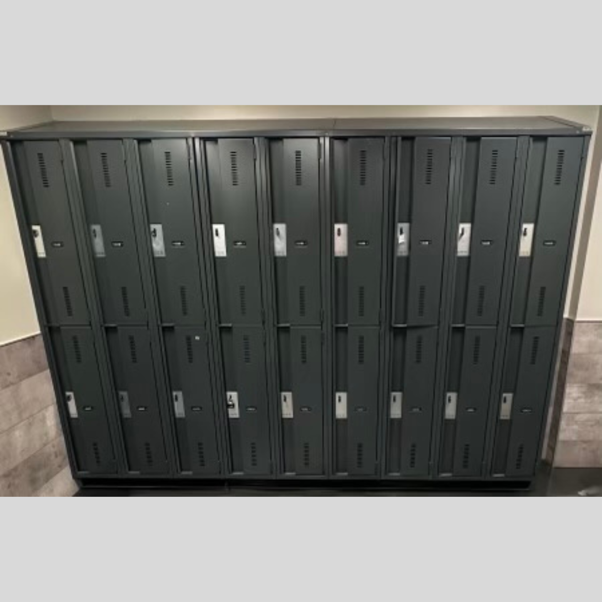 Casier Vestiaire Impeccable | Bloc de 6 Demi-Portes | Bureau L'Eentrepôt