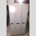 Casier Vestiaire Métallique 3 Portes - Pleine Hauteur - Gris (Usagé)  | Bureau L'entrepôt