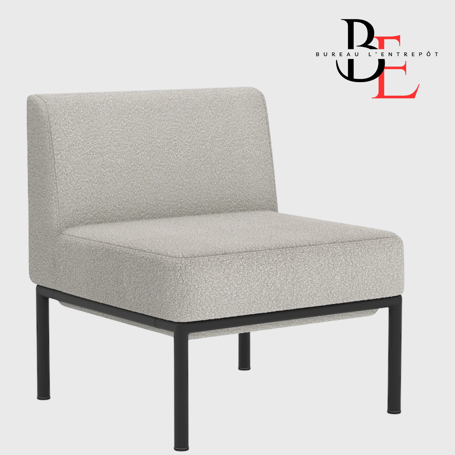 Causeuse Modulaire – Fixation par Pinces | Bureau L'Entrepôt