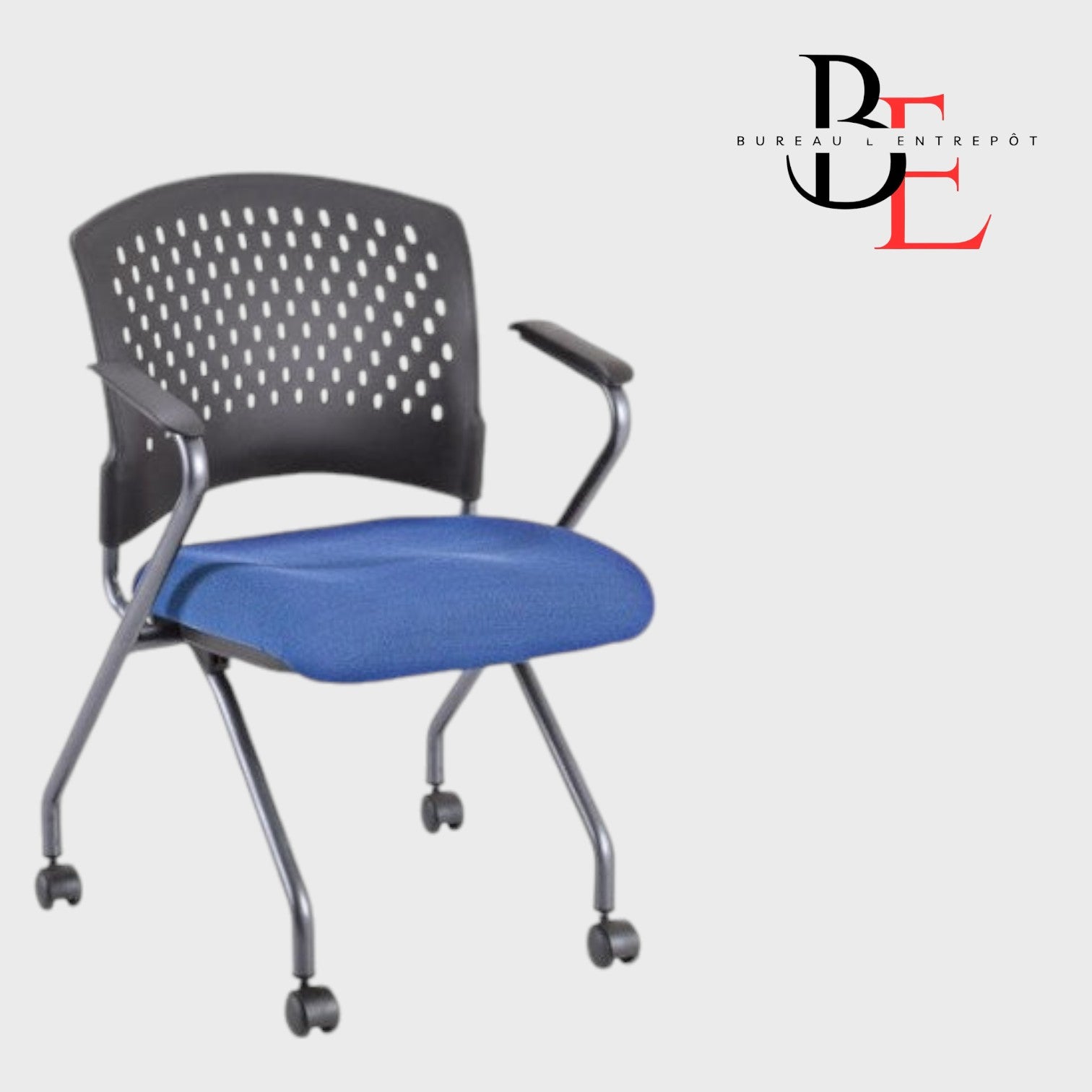 Chaise Emboîtable – Polypropylène Robuste  | Bureau L'Entrepôt