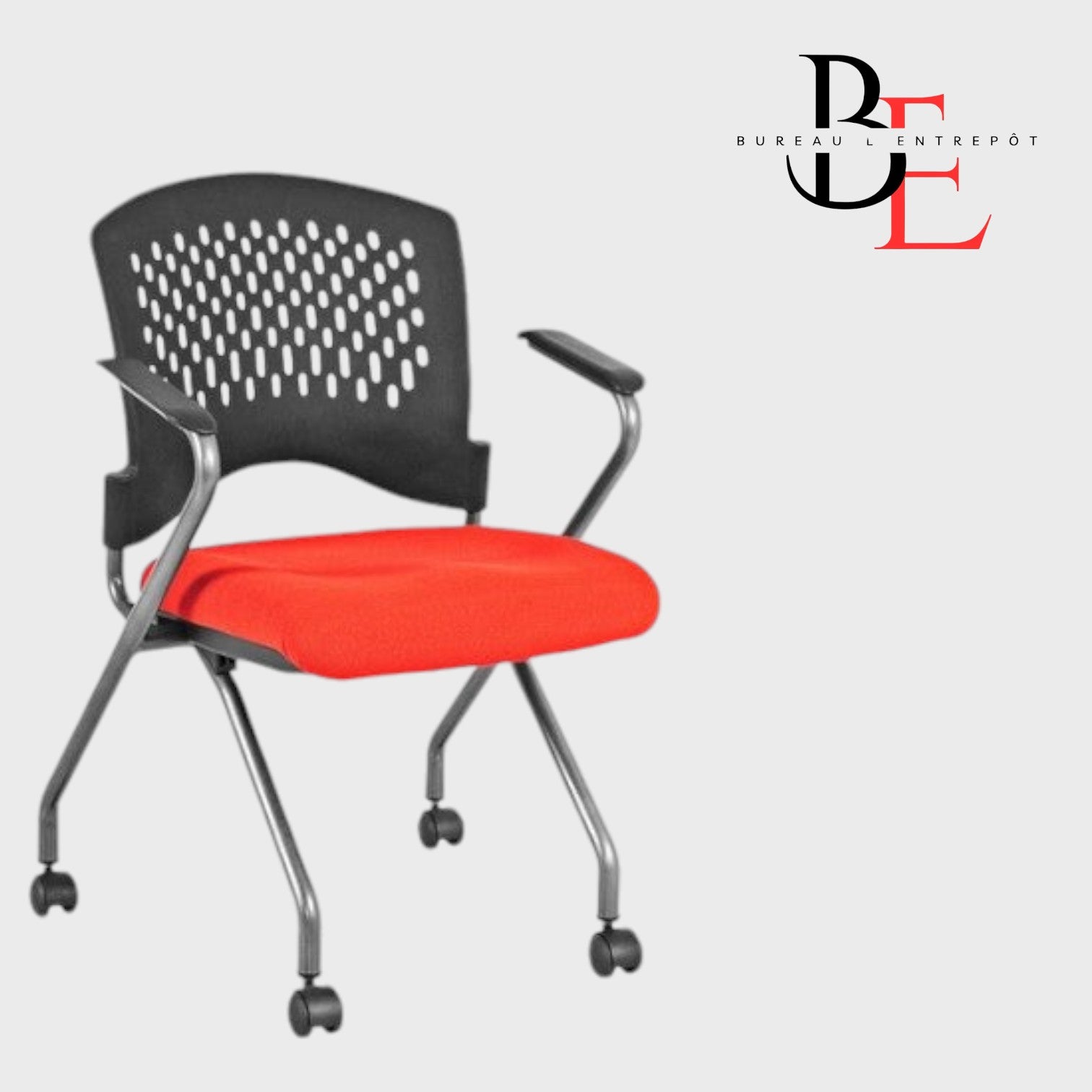 Chaise Emboîtable – Polypropylène Robuste  | Bureau L'Entrepôt