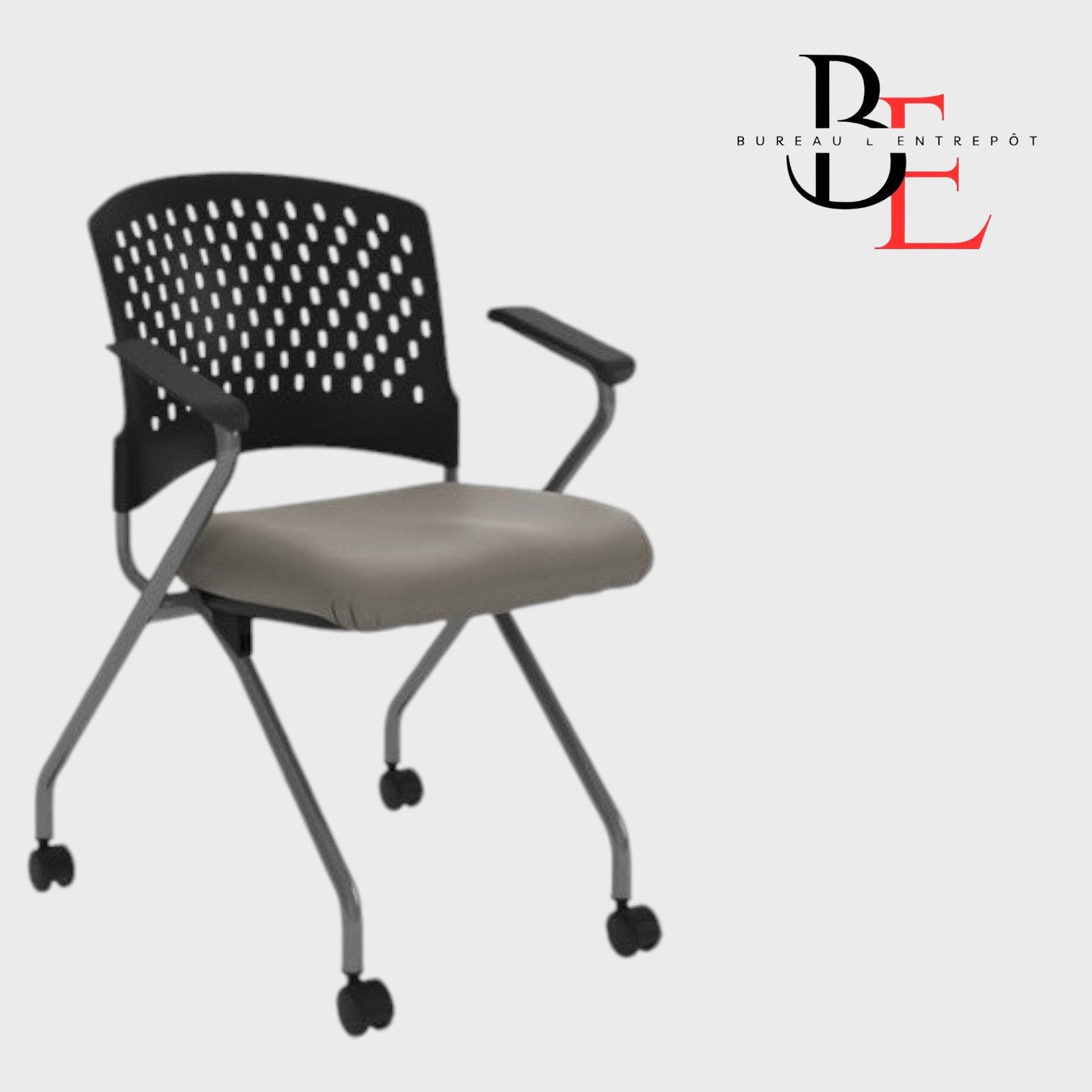 Chaise Emboîtable – Polypropylène Robuste  | Bureau L'Entrepôt