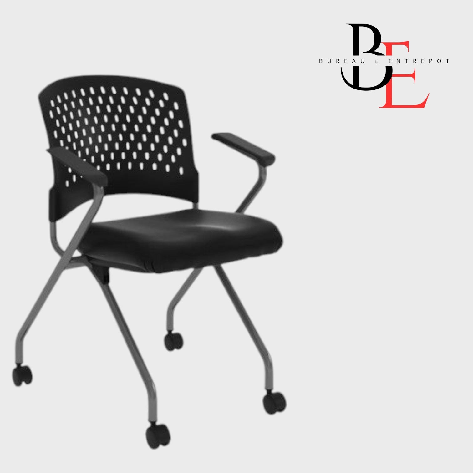 Chaise Emboîtable – Polypropylène Robuste  | Bureau L'Entrepôt