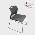 Chaise Empilable Monobloc Gris | Bureau L'entrepôt