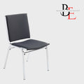 Chaise Empilable – Rembourrage Très Épais, Vinyl Noir - BL802