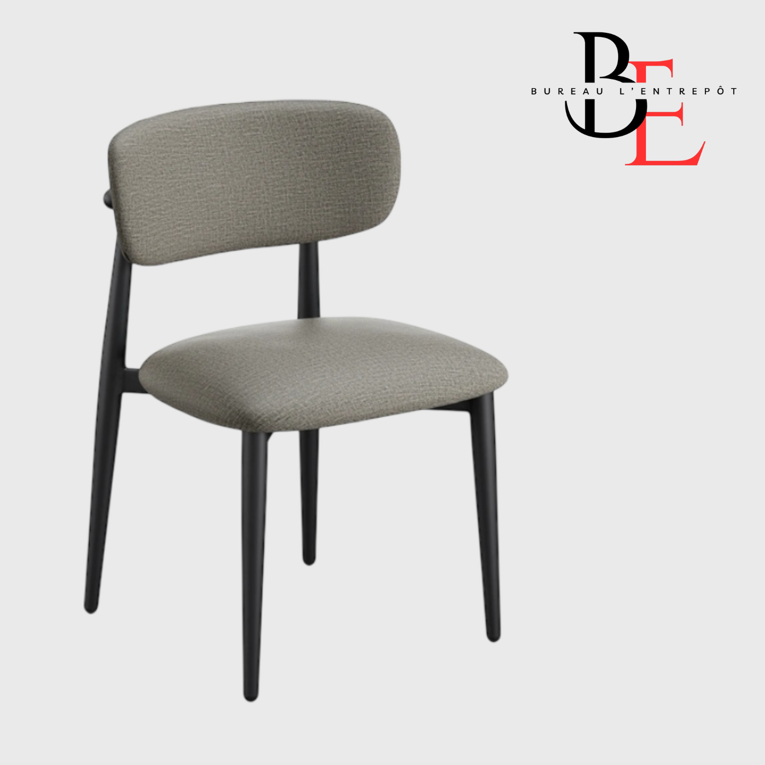 Chaise Mid-Century – Tissu Antimicrobien | Bureau L'Entrepôt