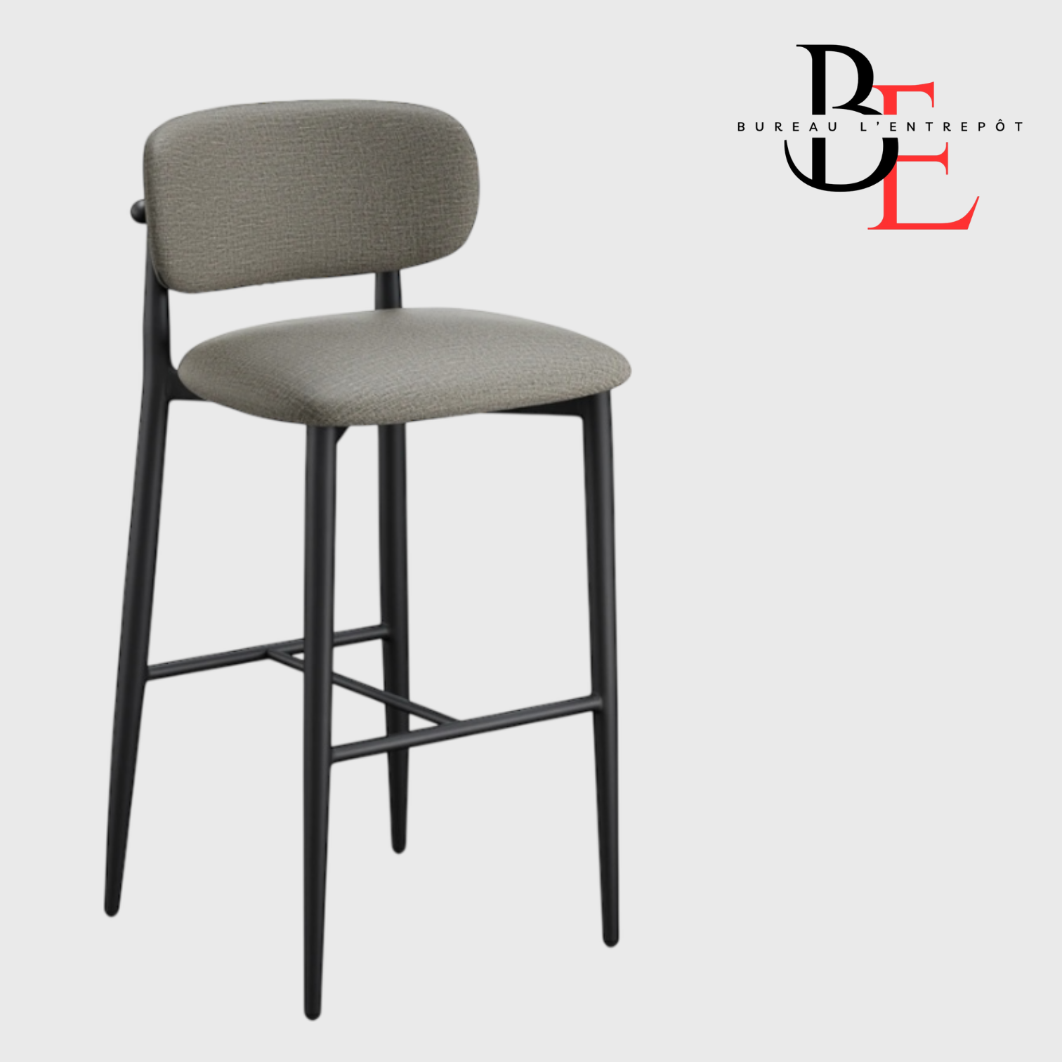 Chaise Mid-Century – Tissu Antimicrobien | Bureau L'Entrepôt