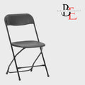 Chaise Pliante Polypropylène – Cadre Acier Robuste | Bureau L'Entrepôt