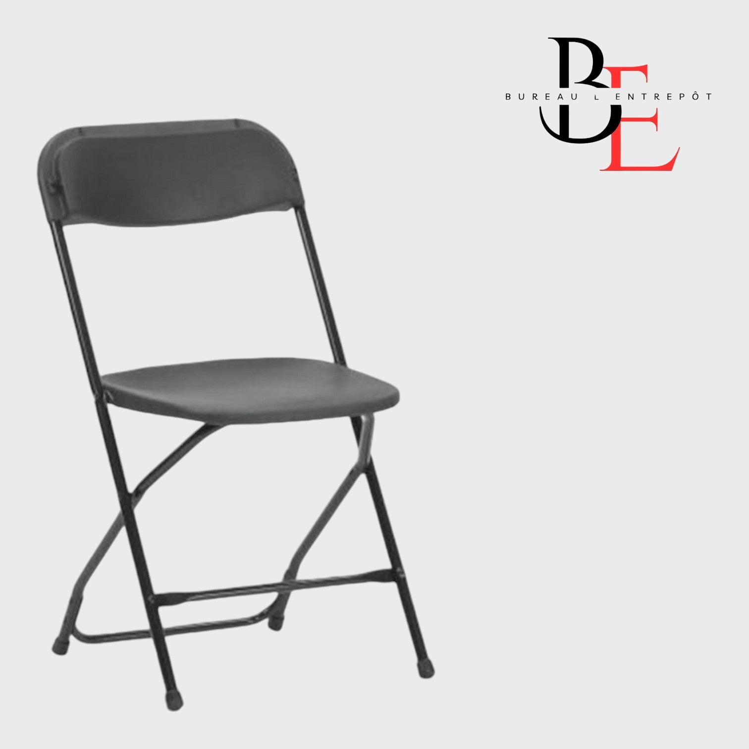 Chaise Pliante Polypropylène – Cadre Acier Robuste | Bureau L'Entrepôt