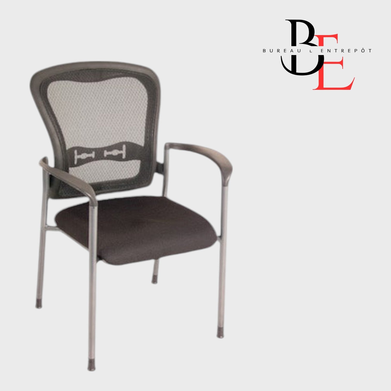 Chaise Visiteur Empilable – Tissu CoolFlow Ergonomique | Bureau L'Entrepôt