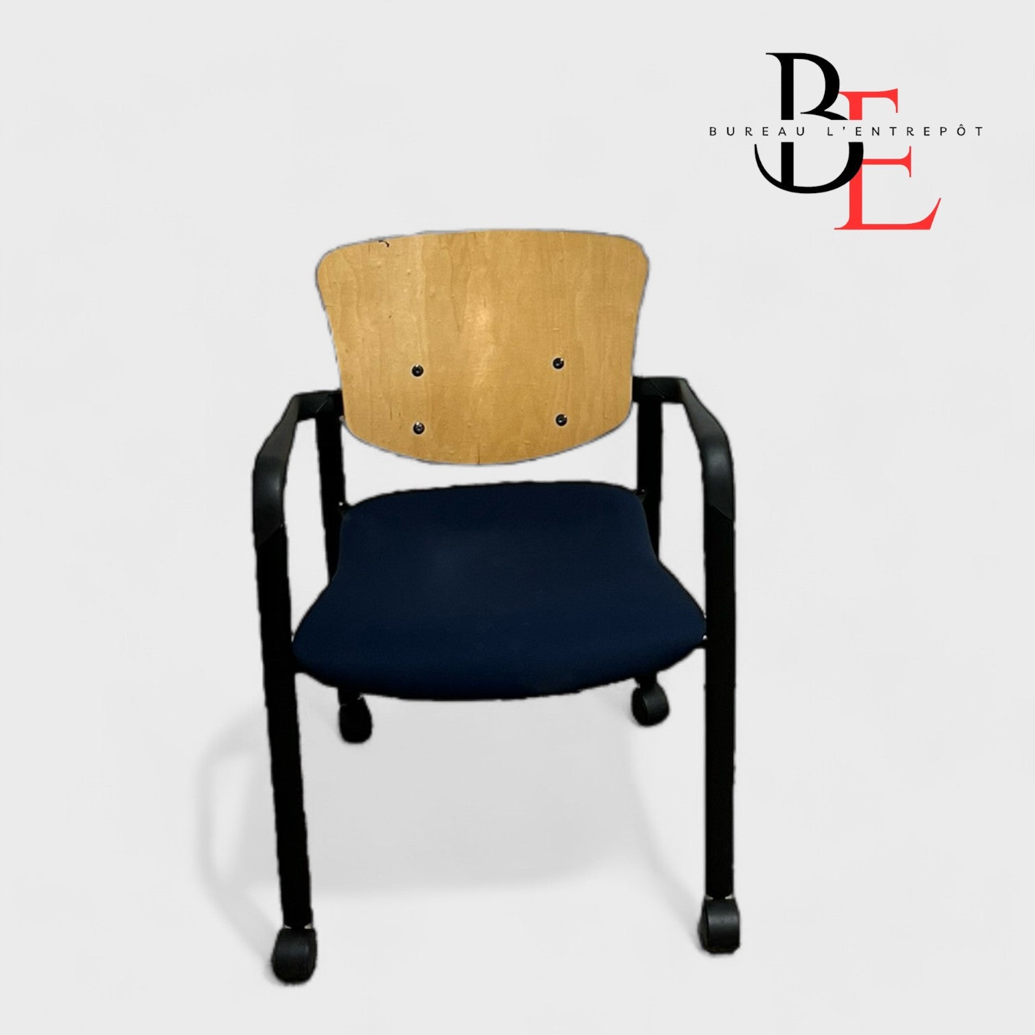 Chaise Visiteur Empilable et Mobile| Bureau L'Entrepôt