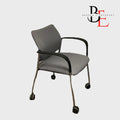 Chaise Visiteur/Réunion Empilable sur Roulettes | Bureau L'Entrepôt