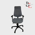 Chaise de Bureau Bouty Pneumatique Gris Élégant | Bureau L'Entrepôt 