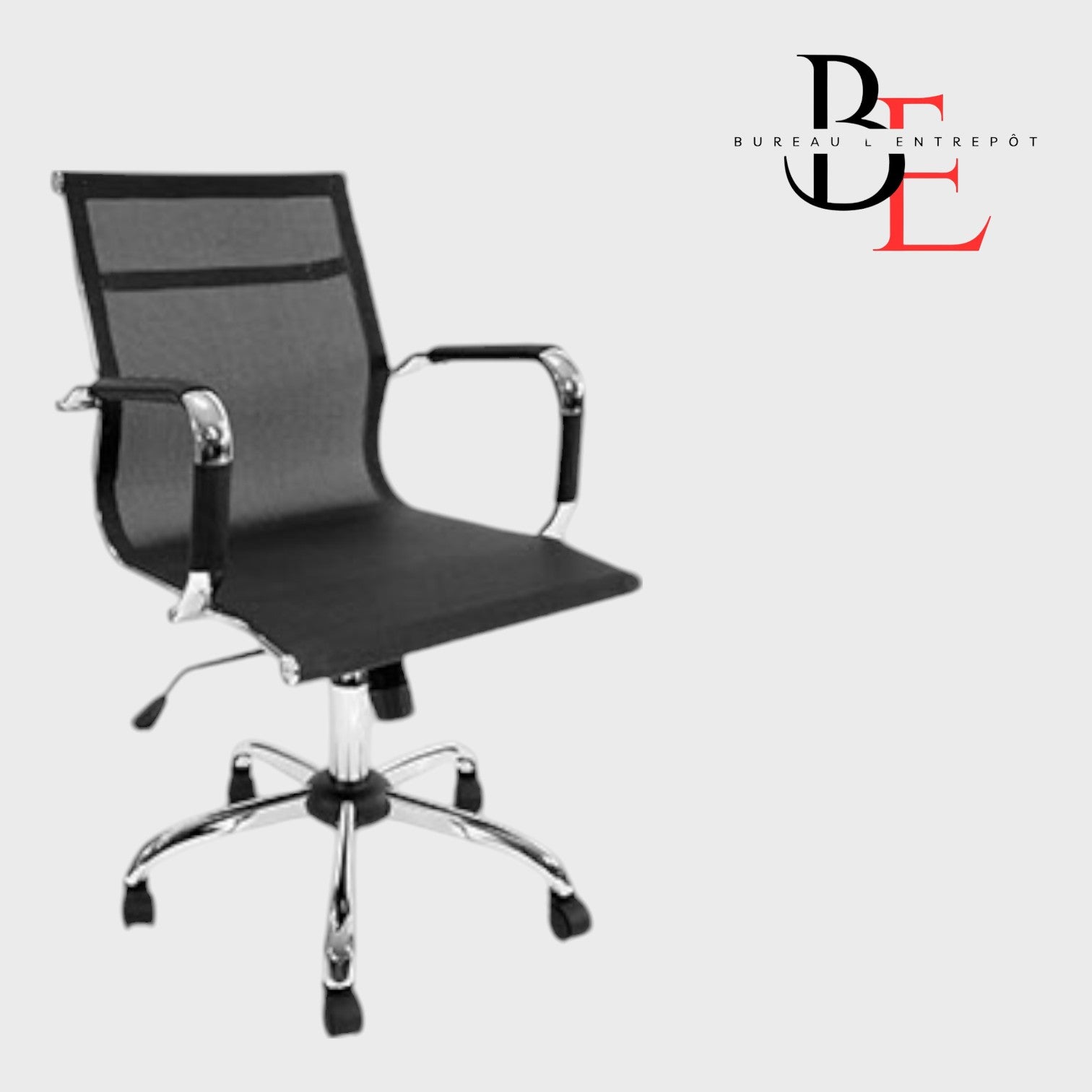 Chaise de Bureau Dossier en Maille – Soutien Équilibré, Ventilation Optimale, Verrouillage d'Inclinaison | Bureau L'Entrepôt