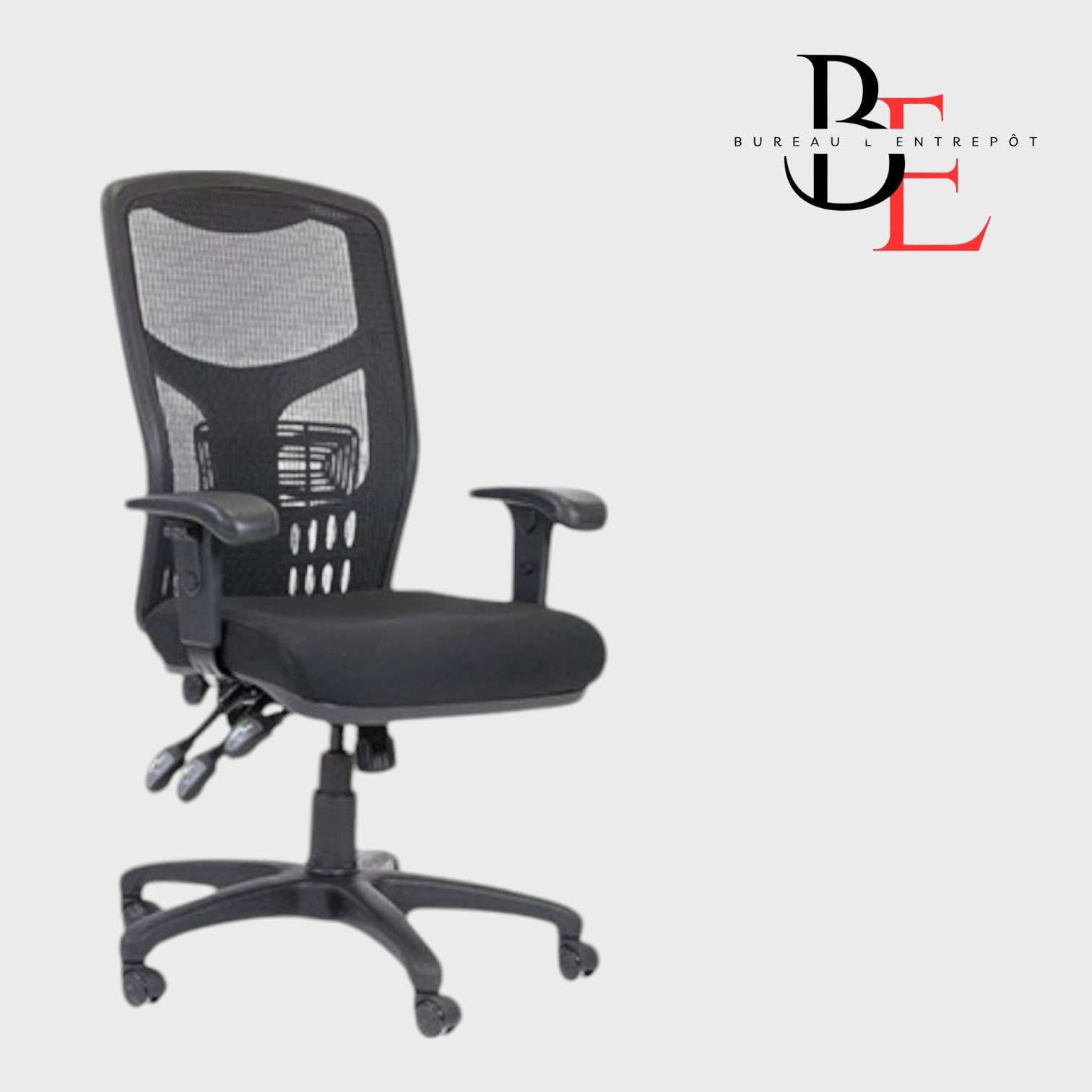 Chaise de Bureau Ergonomique – Contrôle Total Posture, Support Lombaire Intégré |  Bureau L'Entrepôt