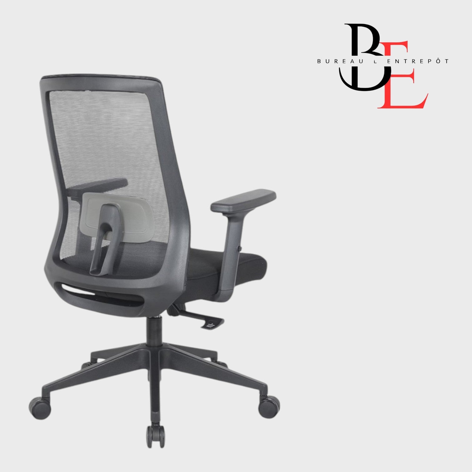 Chaise de Bureau Ergonomique – Support Lombaire Ajustable, Dossier Maille Respirante, Hauteur et Inclinaison Réglables | Bureau L'Entrepôt