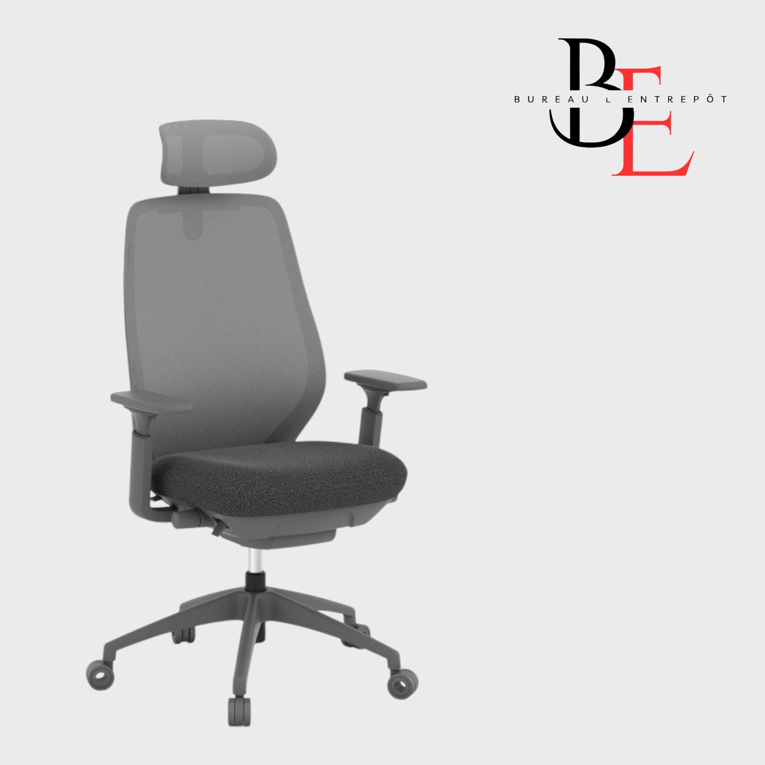 Chaise de Bureau Multi-Fonctions – Ergonomie Avancée, Bras 4 Directions, Siège à Glissière | Bureau L'Entrepôt