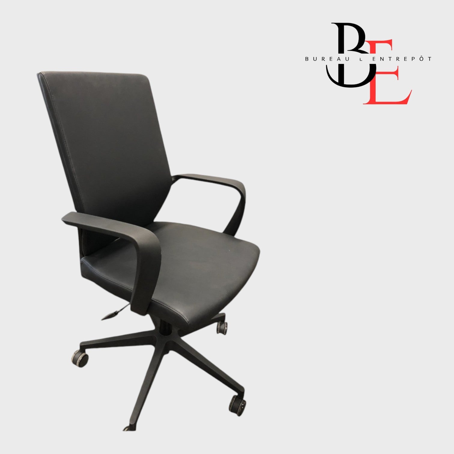 Chaise de Bureau Rembourré – Dossier Haut, Soutien Complet, Hauteur et Inclinaison Ajustables | Bureau L'Entrepôt