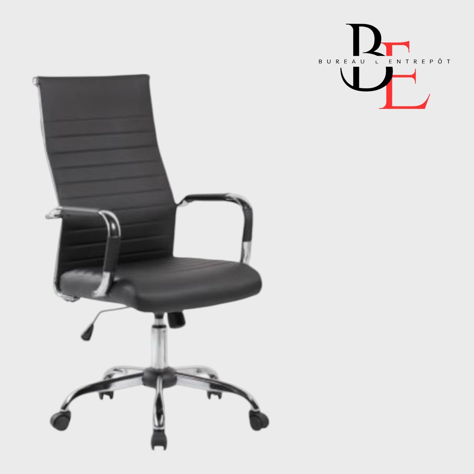 Chaise de Bureau en Cuir – Hauteur et Inclinaison Verrouillables |  Bureau L'Entrepôt 