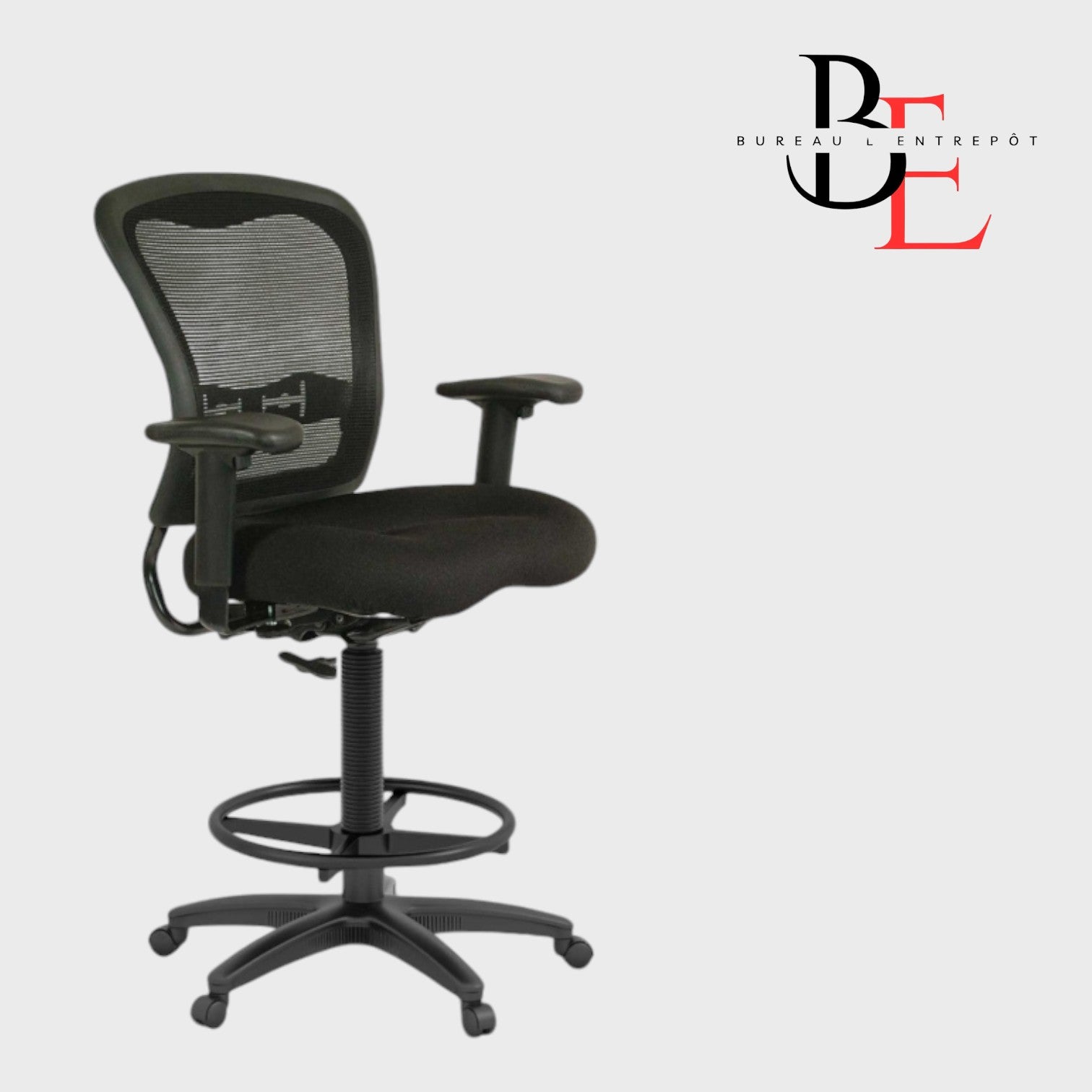 Chaise de Dessin – Soutien Ergonomique du Dos, Mousse Moulée, Cadre Acier |  Bureau L'Entrepôt