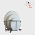 Chariot de Manutention pour Tables Pliantes Rondes | Bureau L'entrepôt