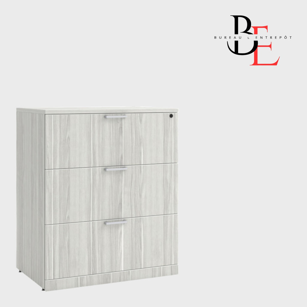 Classeur Latéral 3 Tiroirs Verrouillable | Bureau L'Entrepôt