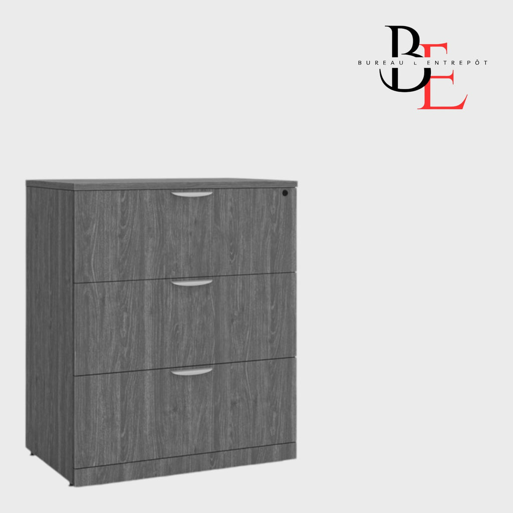 Classeur Latéral 3 Tiroirs Verrouillable | Bureau L'Entrepôt