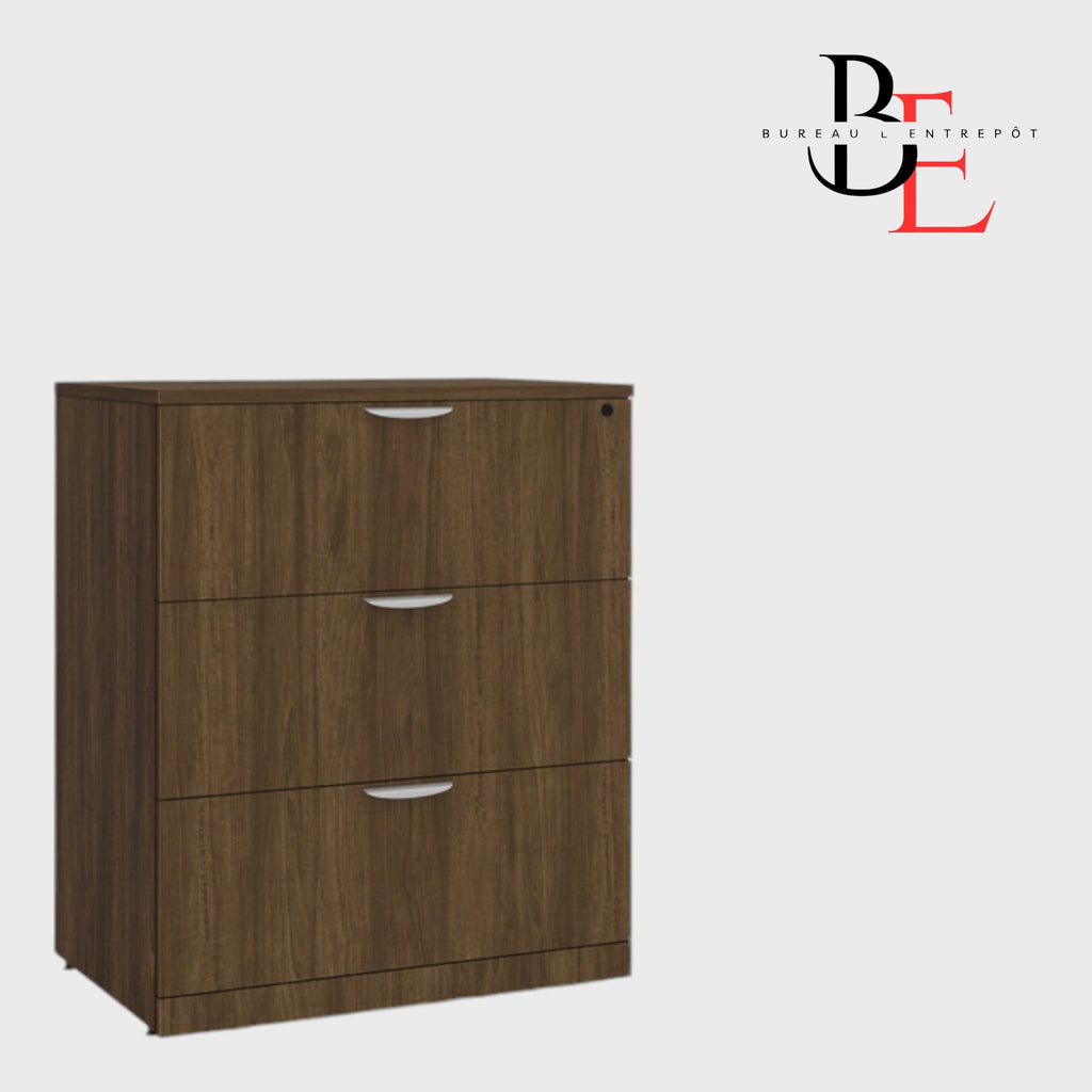 Classeur Latéral 3 Tiroirs Verrouillable | Bureau L'Entrepôt