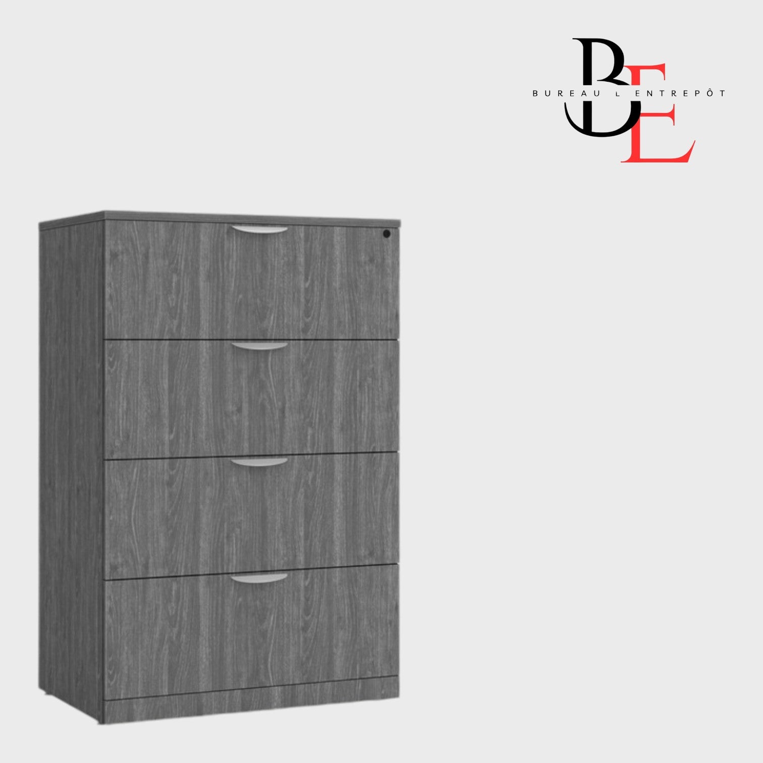 Classeur Latéral 4 Tiroirs Haute Capacité | Bureau L'Entrepôt