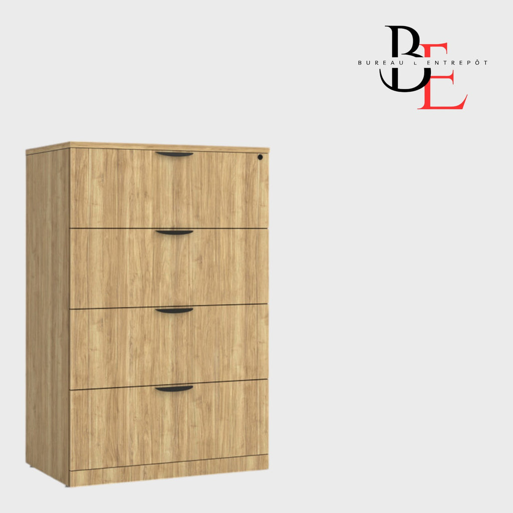 Classeur Latéral 4 Tiroirs Haute Capacité| Bureau L'Entrepôt