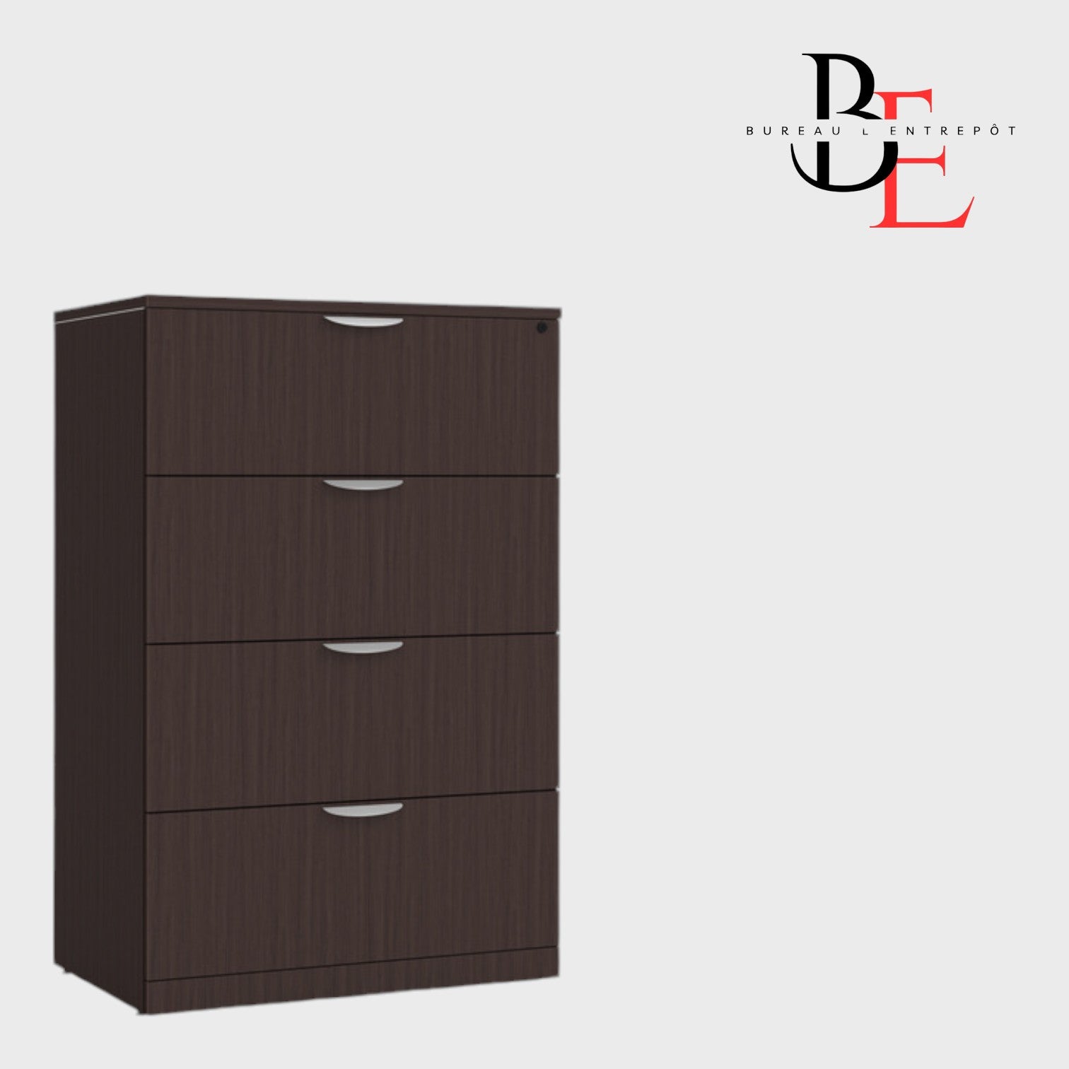 Classeur Latéral 4 Tiroirs Haute Capacité| Bureau L'Entrepôt