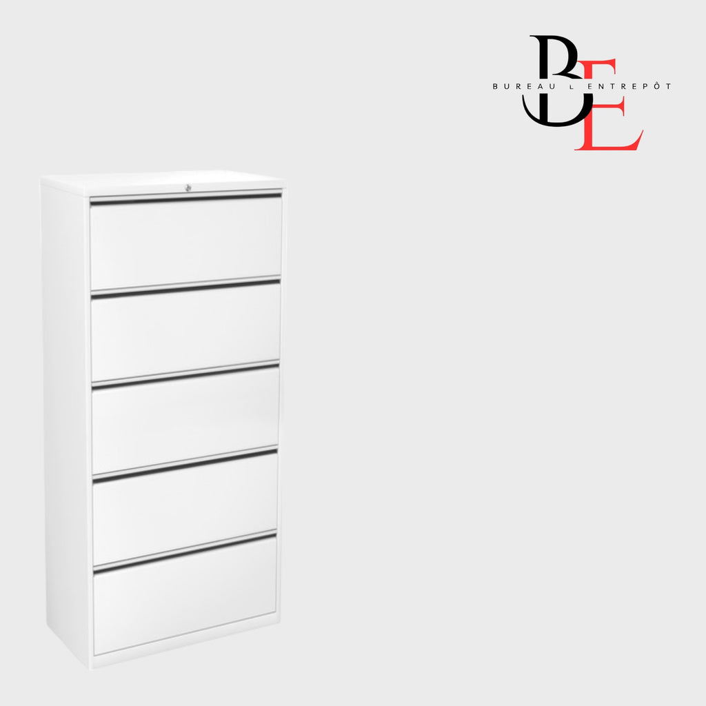 Classeur Latéral 5 Tiroirs Métal | Bureau L'Entrepôt