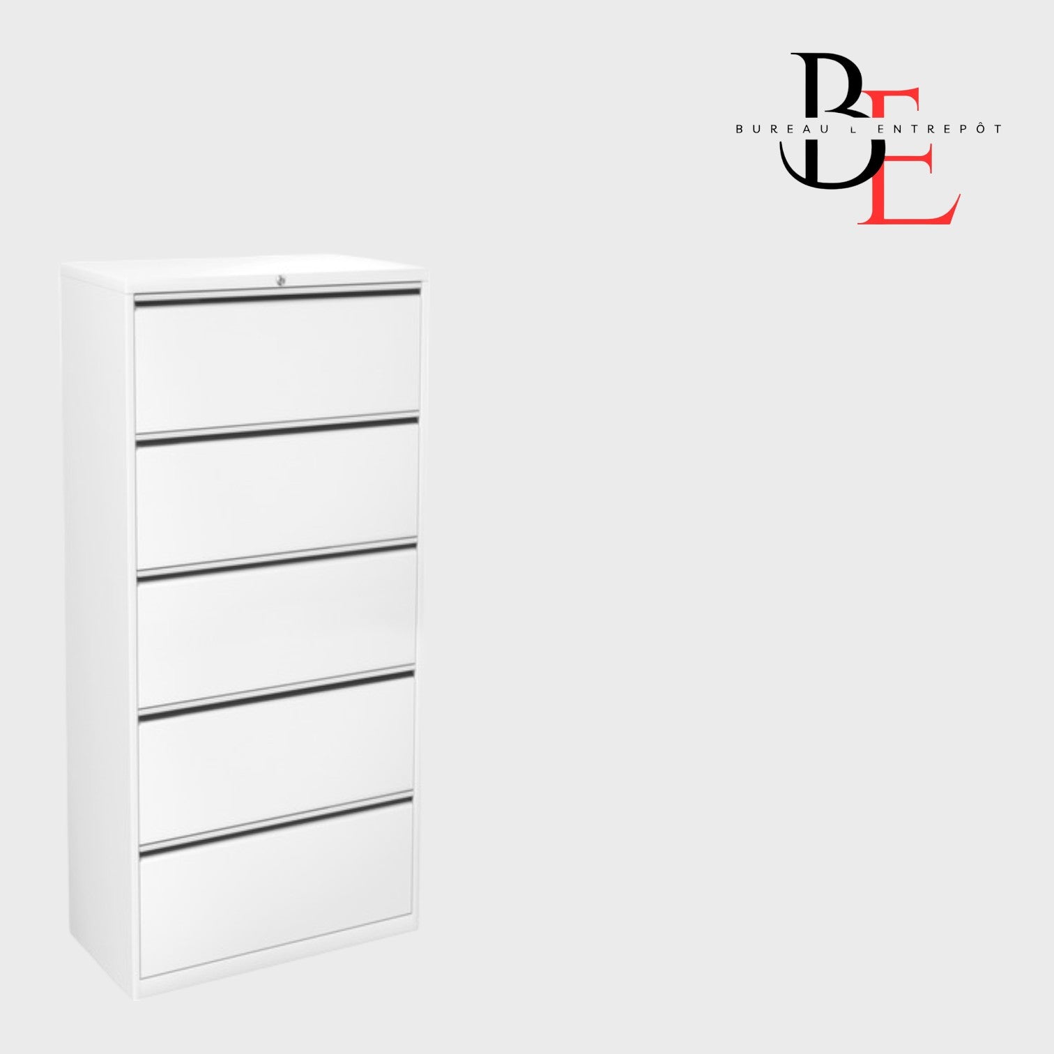 Classeur Latéral 5 Tiroirs Métal | Bureau L'Entrepôt