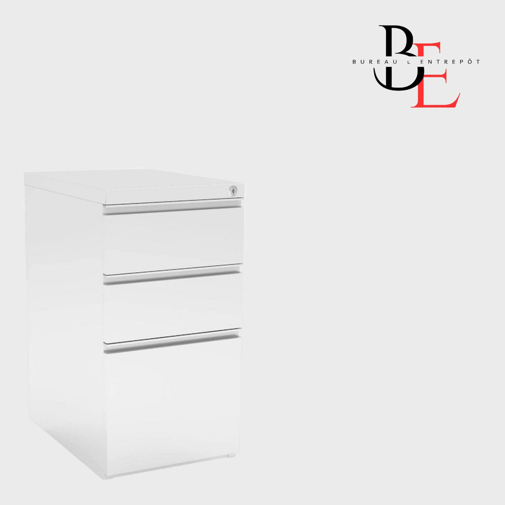 Classeur Latéral Métal 3 Tiroirs Verrouillable | Bureau L'Entrepôt