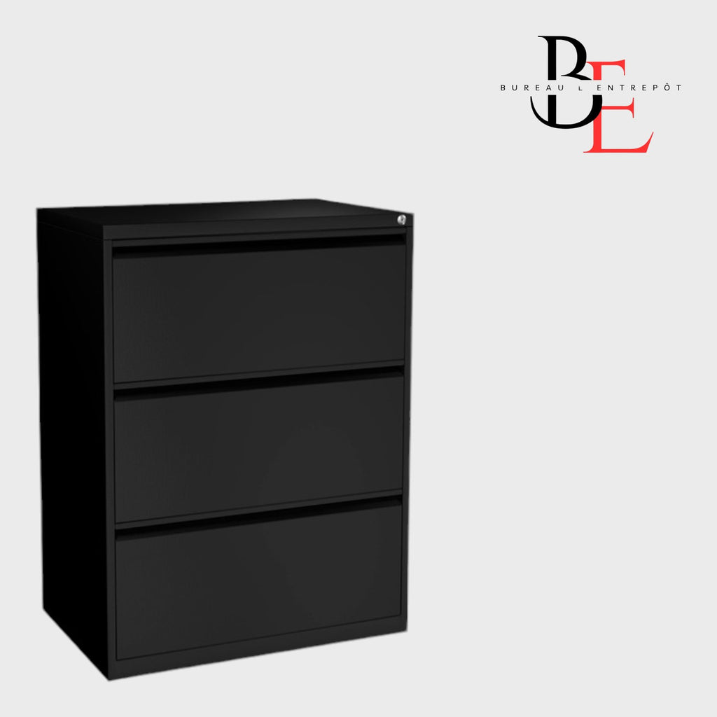 Classeur Latéral Métallique 3 Tiroirs | Bureau L'Entrepôt