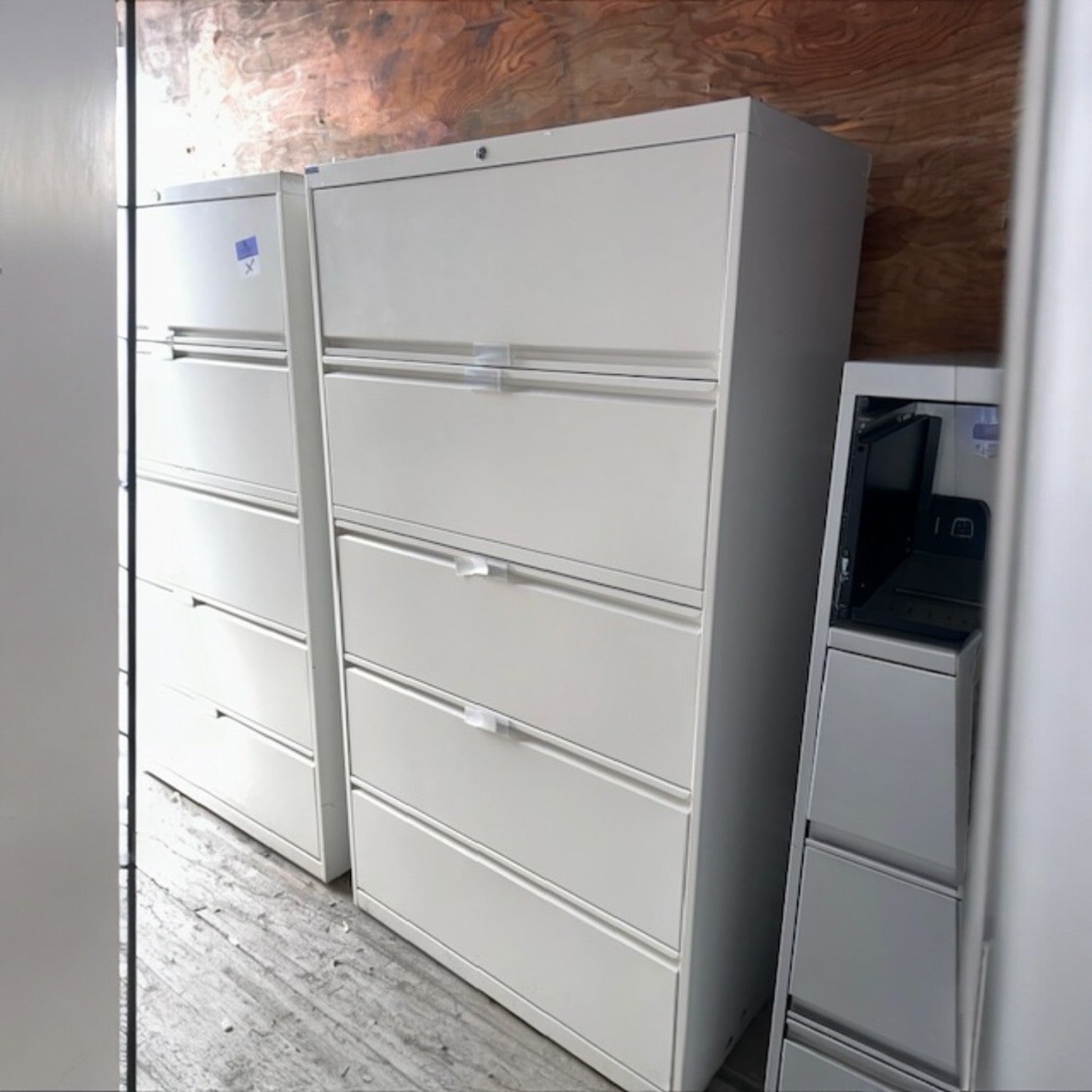 Classeur Métallique 5 Tiroirs - Archivage Vertical - Gris | Bureau L'entrepôt