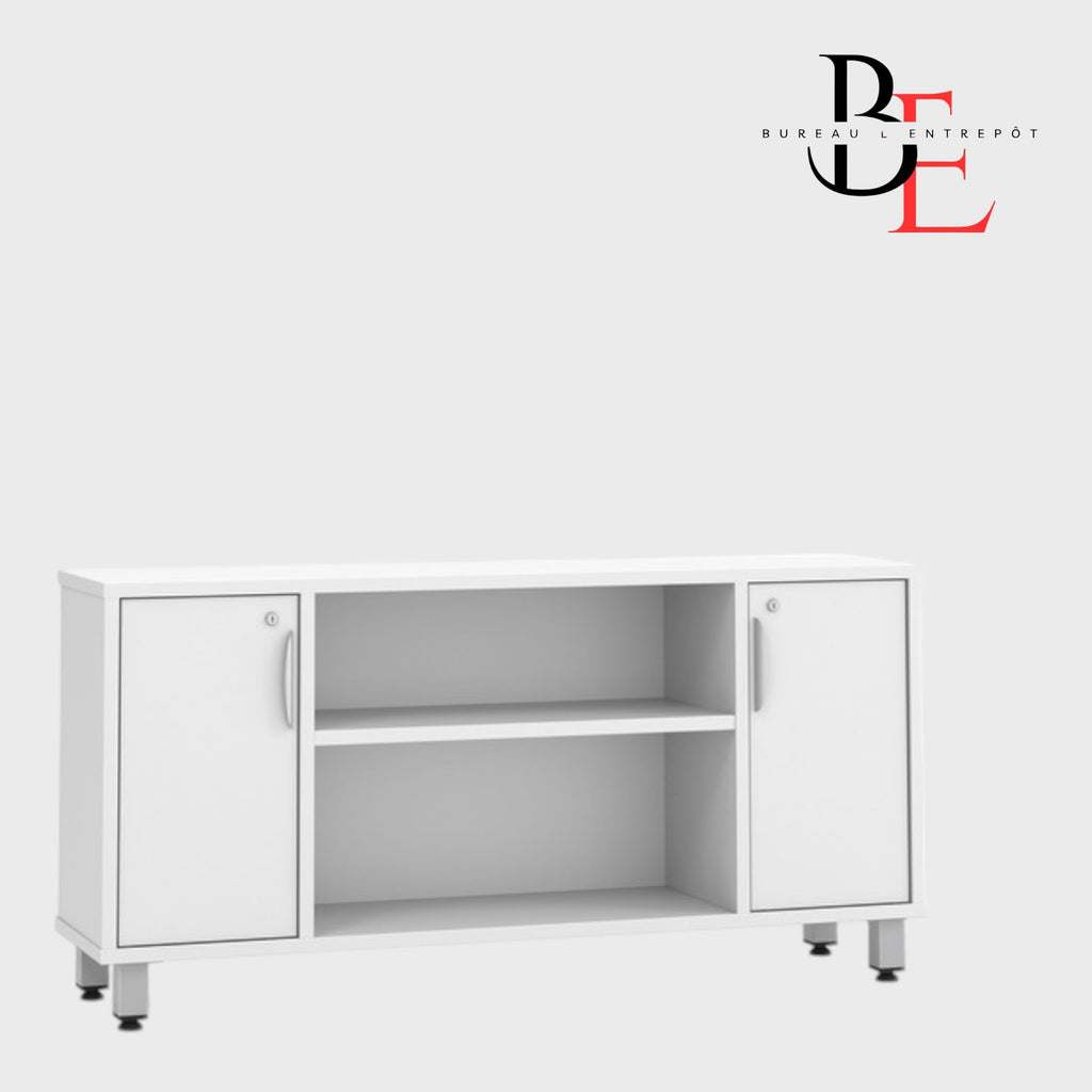 Crédence Étroite - Rangement Compact Sécurisé | Bureau L'Entrepôt