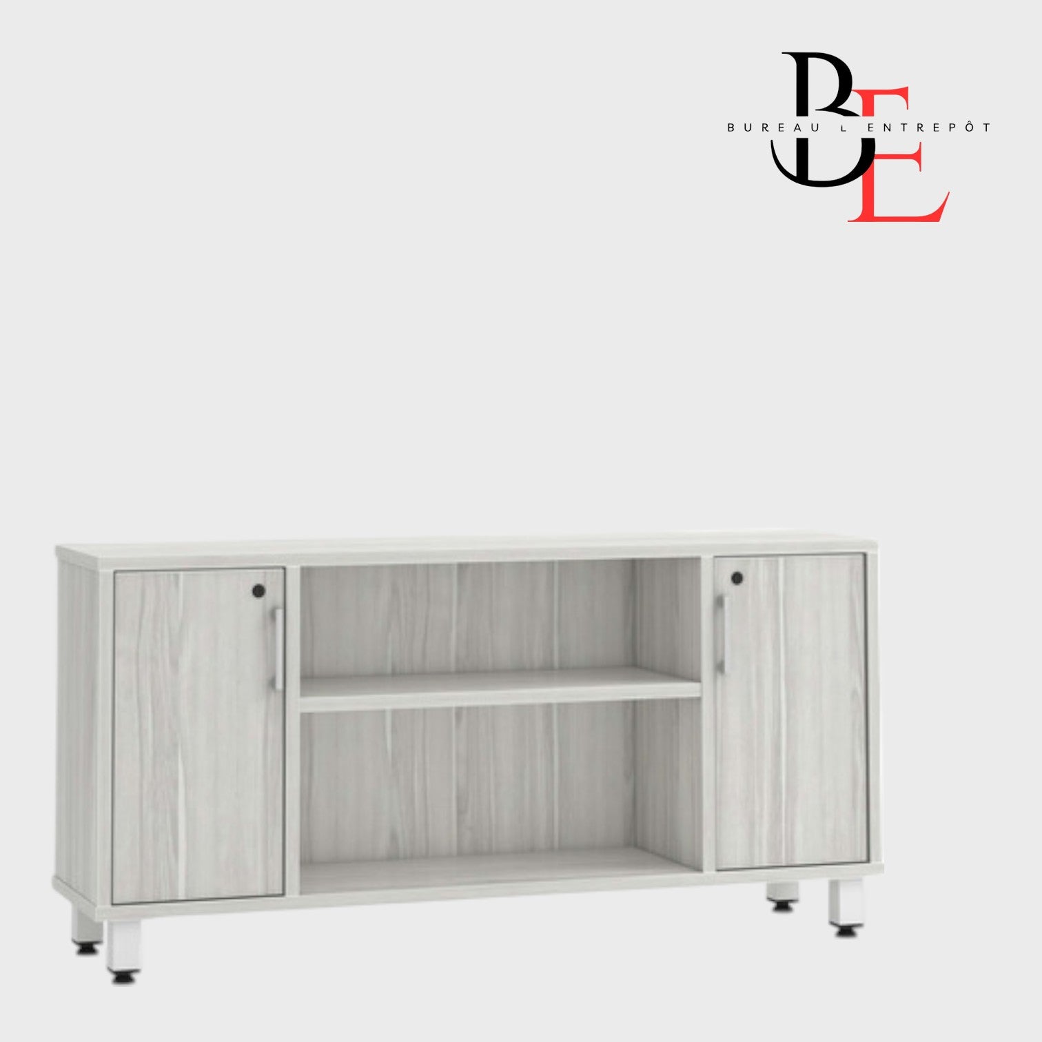 Crédence Étroite - Rangement Compact Sécurisé | Bureau L'Entrepôt
